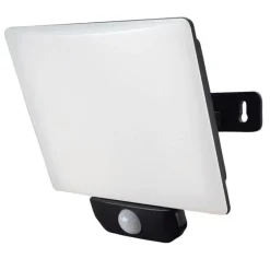 TIBELEC Projecteur LED 80W/6400LM full screen noir avec détecteur