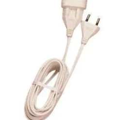 Outlet ELECTRALINE Prolongateur H03 Blanc 5M sous têtière