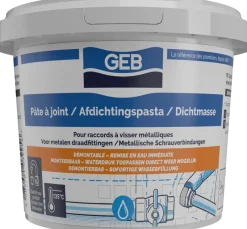 Best GEB Pâte à joint spécial eau potable filetages métalliques 500g