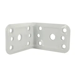 Outlet Équerre d'angle 90° d'assemblage époxy blanc 60x40x60mm