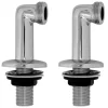 Clearance EDOUARD ROUSSEAU Raccord droit colonnette chrome (la paire) ROUSSEAU
