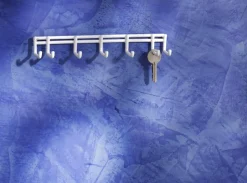 New MOTTEZ Rack 7 mini crochets en fil acier peint
