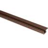 Sale Rail à encastrer pour porte coulissante plastique brun 2m