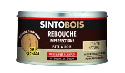 Sale SINTO Rebouche imperfection pâte à bois 170ml/250g naturel