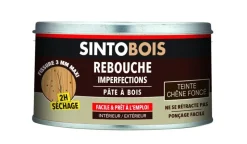 Outlet SINTO Rebouche imperfection pâte à bois 170ml/250g chêne foncé