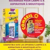 Sale ACTO Recharge pour lampe UV aspirateur à moustiques