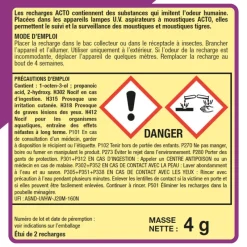 Sale ACTO Recharge pour lampe UV aspirateur à moustiques
