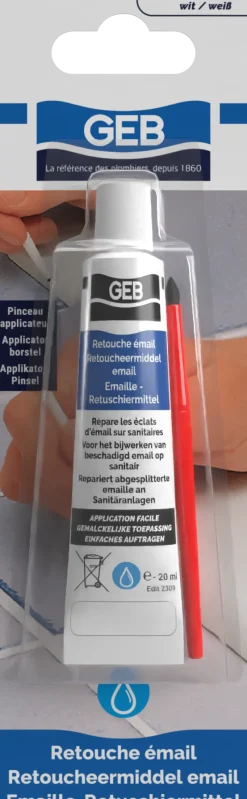 Outlet GEB Retouche émail blanc 20ml