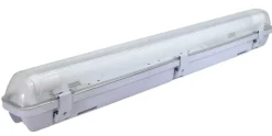 TIBELEC Réglette IP65 avec tube LED 2x24W - 5040 lm