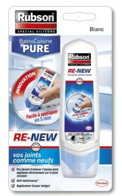 Outlet RUBSON Rénovateur de joint Re-New blanc blister 100 ml