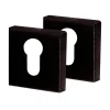 New 2 rosaces de fonction CYLINDRE Onyx zamak noir
