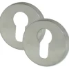 Hot 2 rosaces inox mat cyl