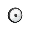 Best Roue bandage creux caoutchouc noir alésage Ø12 mm 40kg