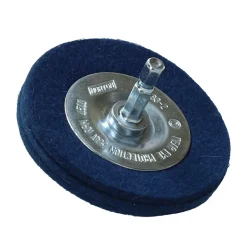 NORTON Roue de polissage Ø75 pour perceuse, feutrine/ acier