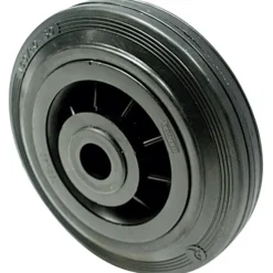 Outlet Roue manutal noir ALØ20mm 175kg Ø160mm