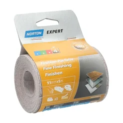 New NORTON Rouleau abrasif Selfgrip 93mm x5m, G180 EXPERT