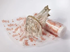 New MOTTEZ Rouleau film bulles 10 m x 60 cm imprimé "FRAGILE"