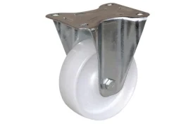 Online Roulette fixe en polypro blanc Ø50mm, charge 50kg