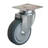 Outlet Roulette manut pivotante caoutchouc gris Ø60mm charge 50kg