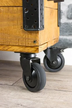 Discount Roulette Novo noire pivotante charge 50kg Ø75 mm