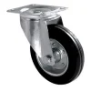 Online Roulette pivotante caoutchouc noir Ø160mm, charge 175kg