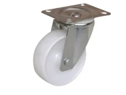 Best Roulette pivotante polypro blanc Ø80mm, charge 80kg