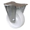 Discount Roulette port-roll platine fixe 80kg Ø80x107mm blanc