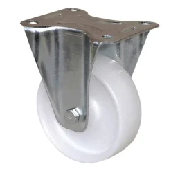 Discount Roulette port-roll platine fixe 80kg Ø80x107mm blanc