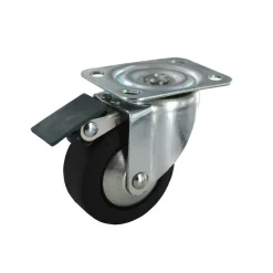 Best Roulette port-roll à platine 67x48mm pivotante 50kg Ø50mm