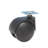 Clearance Roulette Twiny à platine pivotante Ø40mm 25kg (x4)