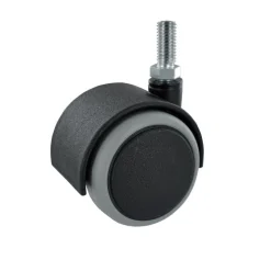 Clearance Roulette twiny à tige filetée M8x15mm 25kg Ø50mm