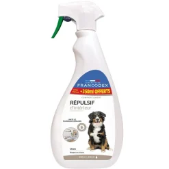 Sale FRANCODEX Répulsif d'intérieur pour chien 650 ml +350 ml