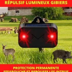 Sale ACTO Répulsif lumineux solaire gibier 50m2