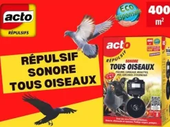 Best ACTO Répulsif sonore solaire contre les oiseaux