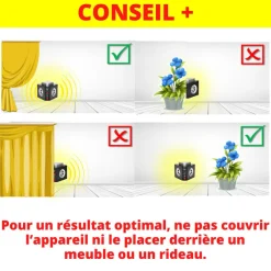 Outlet Répulsif à ultrasons 3 en 1 sur secteur contre les rongeurs