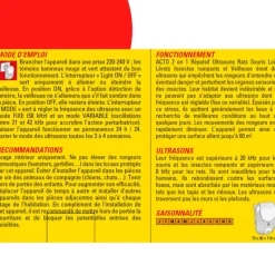 Hot Répulsif ultrasons rats - souris - insectes rampants