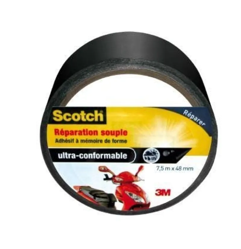 Best 3M Ruban adhésif de réparation à mémoire de forme souple noir