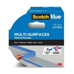 Sale SCOTCH Ruban de masquage Multi-surfaces 48 x 41m Blue