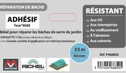 Outlet Ruban de réparation adhésif PE 50mm x 33m