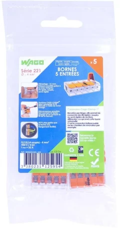 Hot Sachet de 5 bornes 5 entrées, serie 221