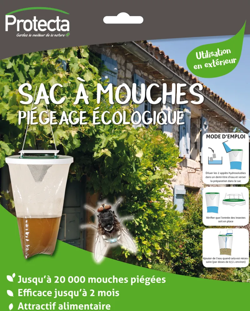 Discount Sac à mouches piégage écologique 2,5L