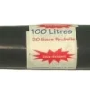 Sale Sacs poubelle 100L à liens classiques (x20)