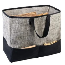 Clearance Sac Tweedy en coton avec enduction 50x28x42cm