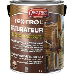 Outlet OWATROL Saturateur bois tendres Textrol chêne doré 5L