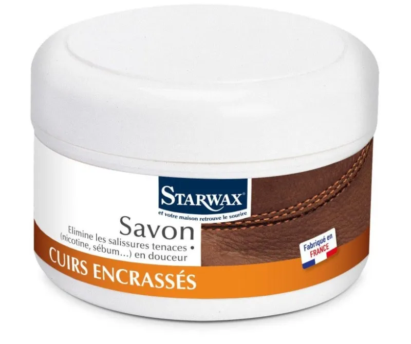 Clearance STARWAX Savon doux naturel cuir 150ml