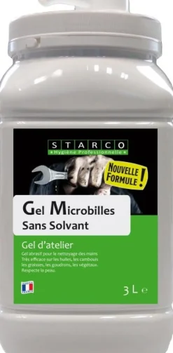 Sale STARCO Savon gel microbilles sans solvant 3L