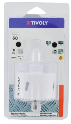 TIVOLY Scie cloche bi-métal HSS monobloc Ø68mm
