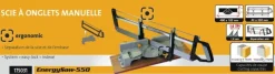 Online PEUGEOT OUTILLAGE Scie à onglet manuelle 550 mm