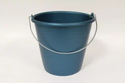 Seau industriel 10 L bleu gradué anse fil