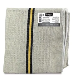 Best STARWAX Serpillière gaufrée écrue double 50x100 cm